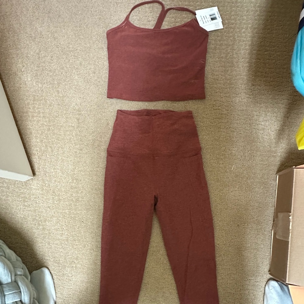 Beyond Yoga Rust Set